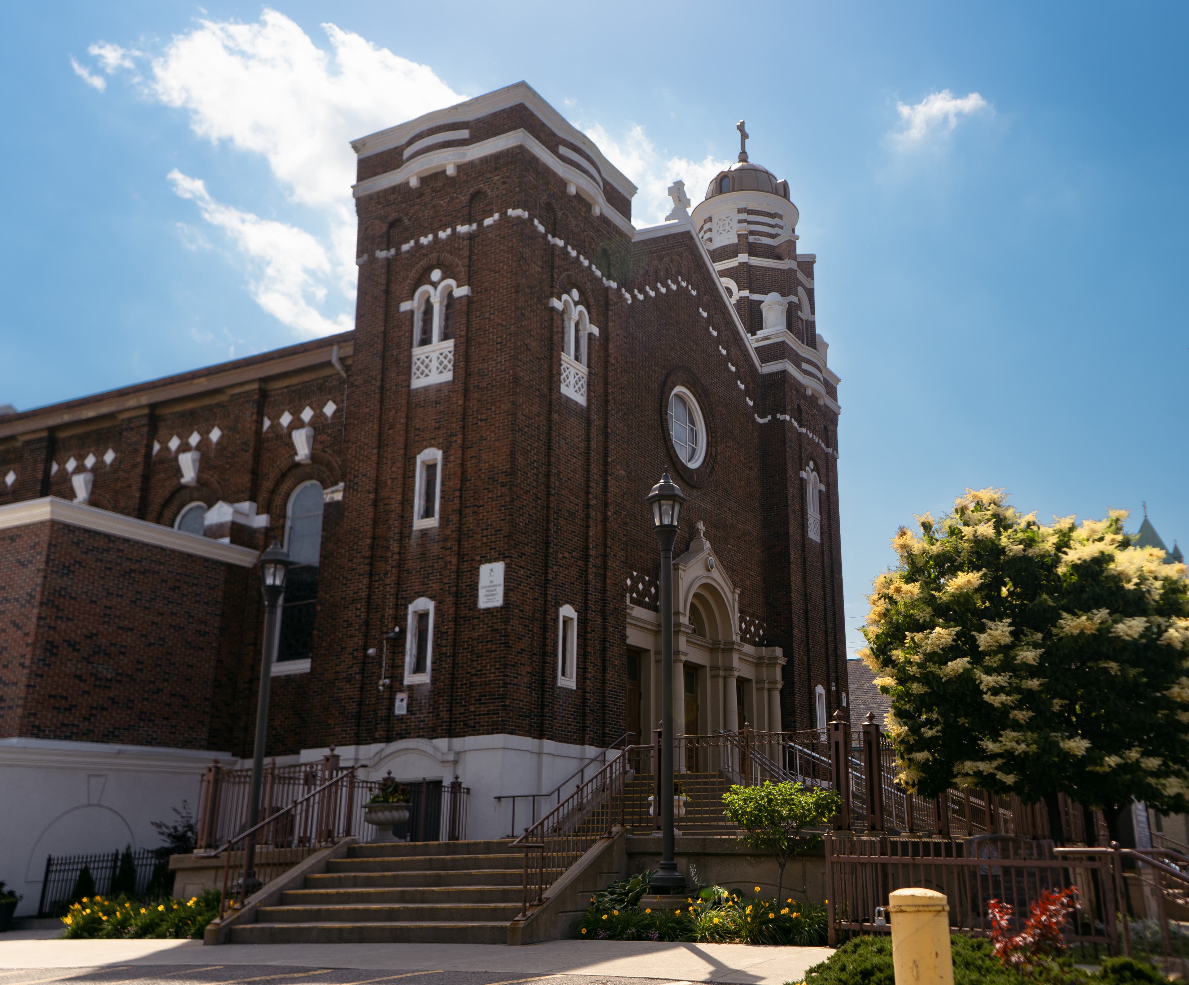 Drone Footage of Our Parish background