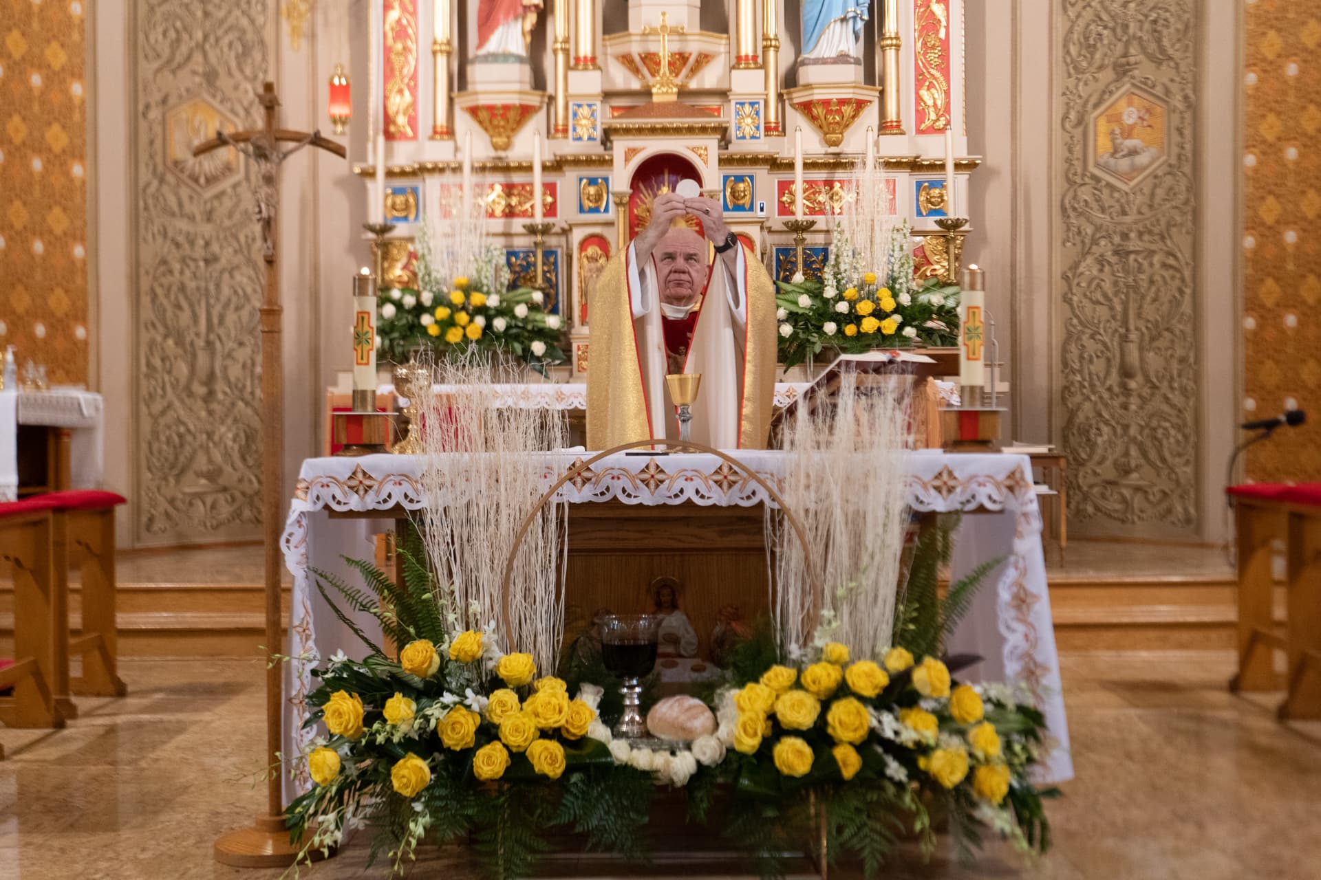 Mass and Confession background